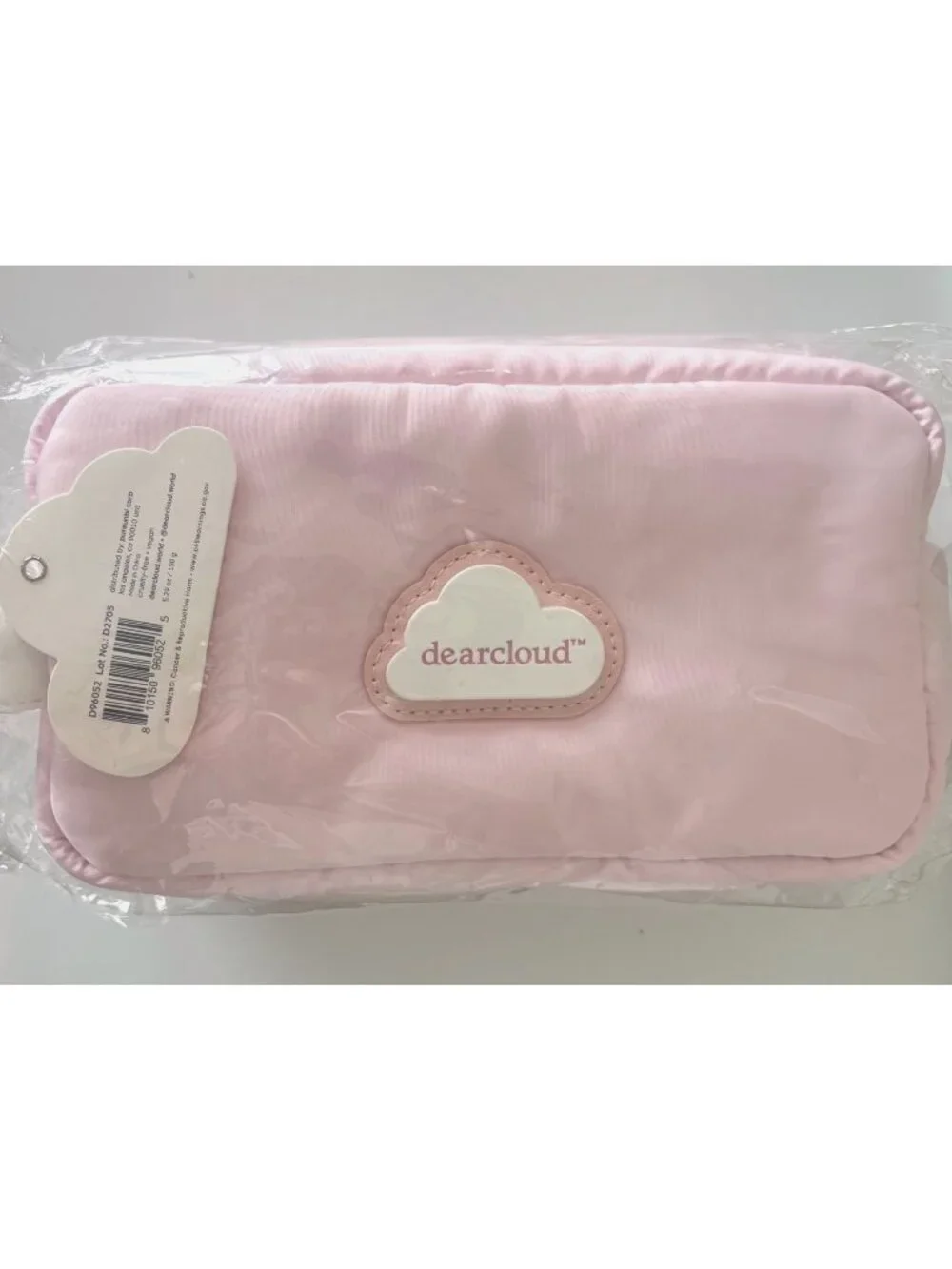 dearcloud Cosmetic Bag (Darling Pink), Makeup, Travel, Lightweight / NIB